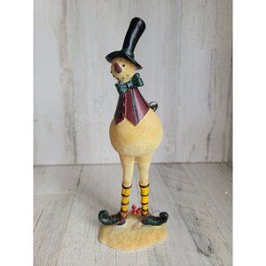 Tall stocking elf snowman AS IS Xmas figure decor